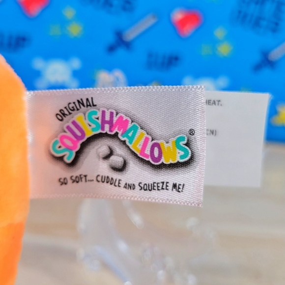 Squishmallow Paxton the Pirate Pumpkin 3.5" Clip Halloween Very HTF Plush NWT - Picture 7 of 10